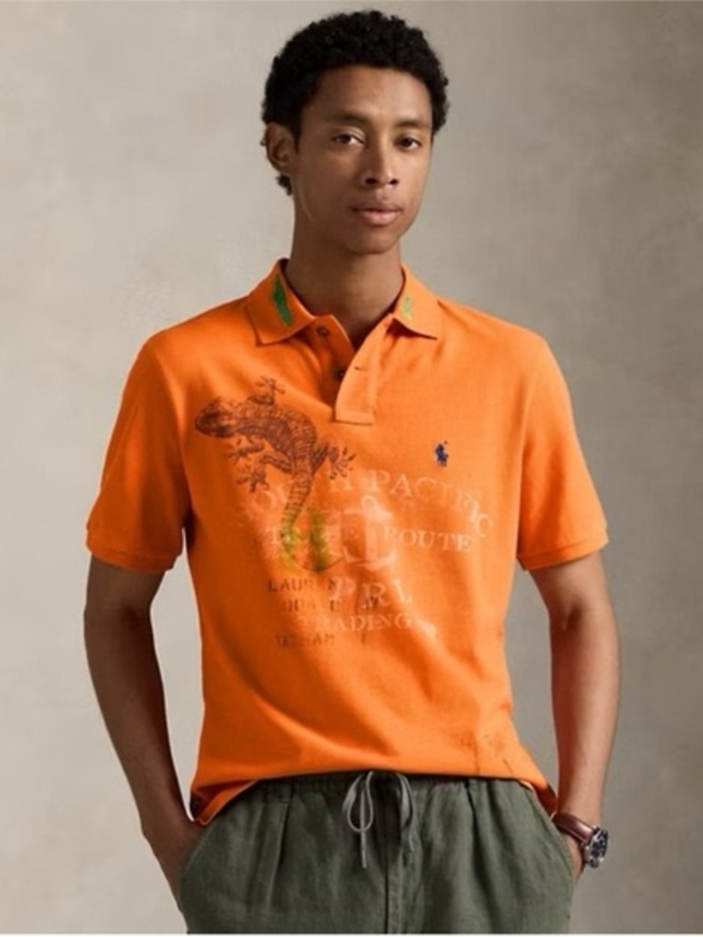 NWT Polo Ralph Lauren Men's Classic-Fit Mesh Graphic Polo Shirt - Picture 6 of 6